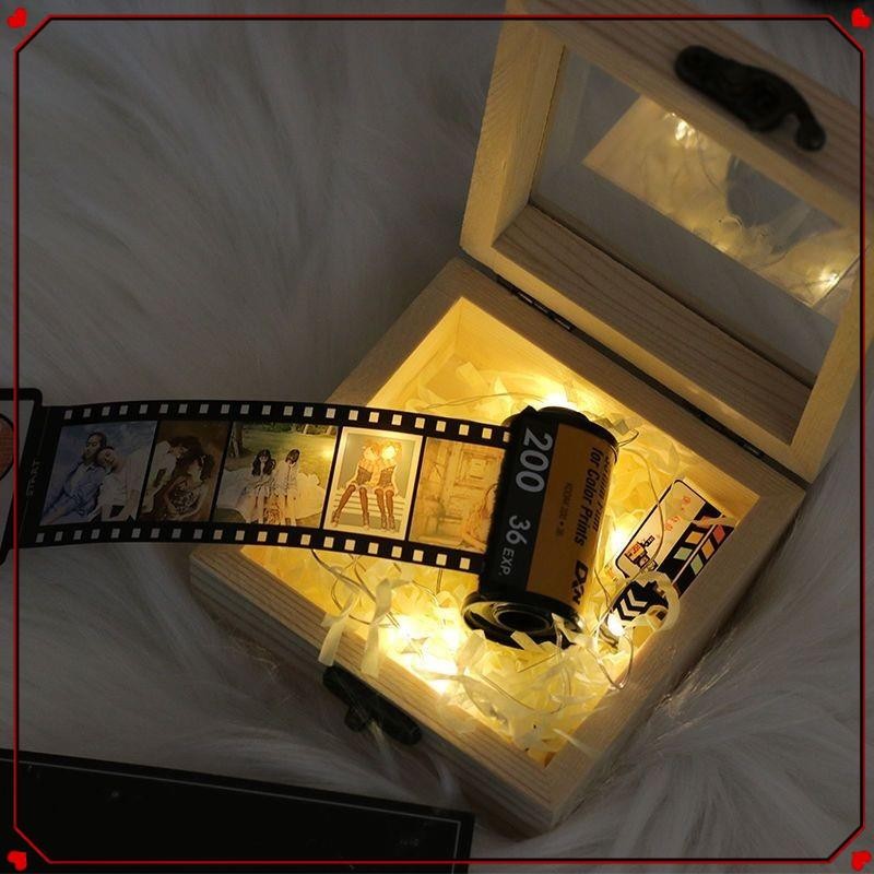 ✨照片定制 客製化✨diy膠卷相冊定制照片復古浪漫高級送女生閨蜜生日畢業禮物伴手禮