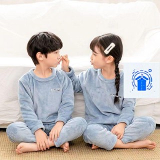【老闆推薦】日係大尺碼睡袍85公斤可穿情侶兒童親子居家珊瑚絨睡衣女秋冬季加絨加厚暖暖套裝新款冬天法蘭絨家居服