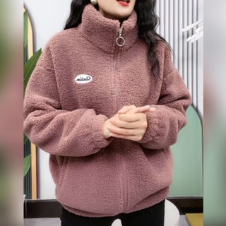 女生厚外套 保暖外套 加厚外套 休閒加厚棉衣 棉衣外套 羊羔絨外套女媽媽秋冬棉服2022冬季新款洋氣時尚寬鬆棉衣加絨加厚