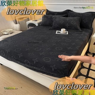 【限時特價】秋冬加厚老花提花牛奶絨床包法蘭絨四件床包牛奶絨床包單人加大單人雙人加大雙人床包枕頭套柔軟舒適天鵝絨床包YYD