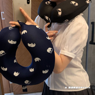 飛機枕 護頸枕 頭枕 旅行頸枕 旅行枕 記憶頸枕 u型枕 迴彈頭枕 u型枕可拆洗辦公室抱枕護頸靠枕旅行便攜枕頭超軟頸椎枕
