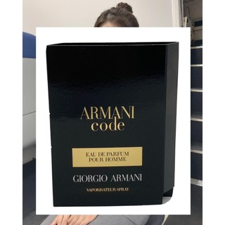 💯嚴選 ❤️GIORGIO ARMANI 亞曼尼 code EAU DE PARFUM Pour Homme 1.2ML