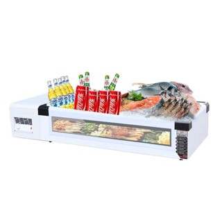 GD機械-可開發票 冷藏臺式保鮮展示櫃 商用小型擺攤三輪車 臥式移動冷凍冰櫃 8ZWH