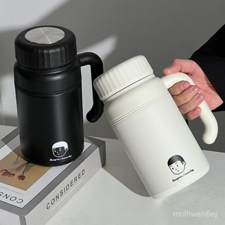 🔥臺灣熱賣🔥爆款絢小青保溫杯高顔值帶把保溫壺大容量不銹鋼水杯隨行運動水壺
