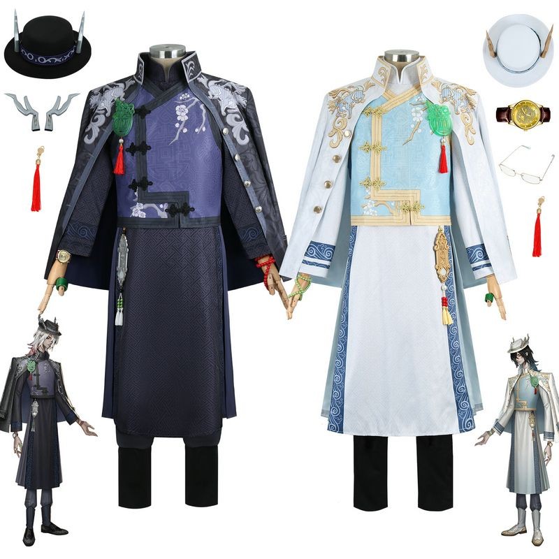 第五人格麒麟商人cos服全套白宿傘黑宿傘之魂cosplay真理之下C服cos服 第五人格