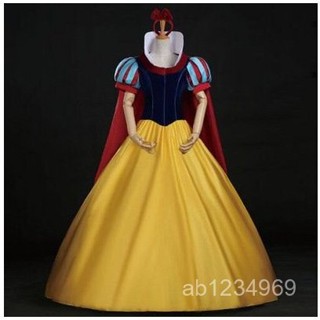 經典童話白雪公主萬聖節cosplay白雪灰姑娘成人大人禮服公主裙