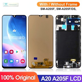 ✦< 帶框 > 適用於 SAMSUNG 三星 A20 A205 A205FN 螢幕 手機 總成 顯示屏