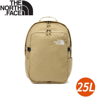 【The North Face 25L 大容量休閒後揹包《卡其》】8B1Z/電腦包/登山包/通勤揹包/肩揹包/攻頂包
