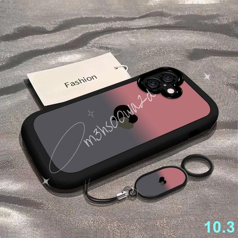 漸變小愛心蘋果16/16plus手機殼16pro防摔iPhone16promax全包軟
