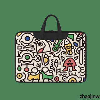 【臺灣出貨】韓國insmacbook13寸14寸15寸筆電包ipad平板包全開合手提電腦包防潑水防摔