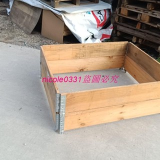 松木一米菜園種植箱圍板菜床戶外庭院花園陽臺歐標花盆防腐木圍框