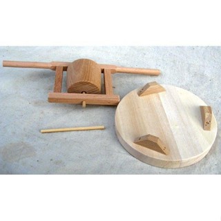 【下單聯係客服】熱賣*熱賣*原木小型擺件手工藝品微型玩具田園農村仿古小農具復古石碾子模型