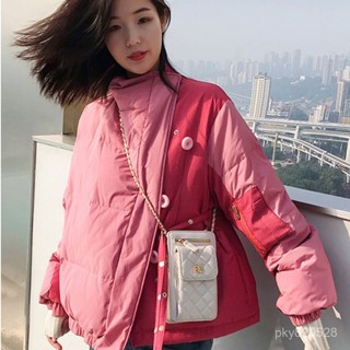 【Do·To】羽絨服 防風外套 冬天外套女 羽絨棉服2024年女冬季新款設計感麵包服小眾棉衣時尚韓版棉服外套 62K4