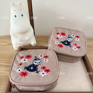 諮詢購買 可得免運 日雜附錄母明阿美刺繡多功能帶鏡化妝包旅行便攜手提雜物收納包潮 手提包 置物包 包包