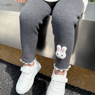 🍼小奶蓋kids🍼女童加絨打底褲2024新款秋冬季外穿兒童韓版女寶寶一體絨保暖褲子