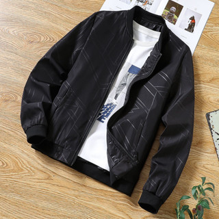 🚚限時免運🚚【小魚】男士外套春秋季潮流休閑帥氣棒球服韓版立領青少年運動男裝夾克衫