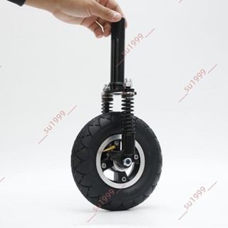 廠商 新品推薦#電動車滑板車配件 迷你小海豚改裝 前叉8寸輪胎 28彈簧減震器 電動車改裝 電動車輪胎 電動車避震