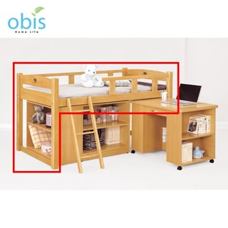 obis 床 床組 單人床 多功能床組 多功能床架 貝莎3.8尺檜木色多功能床