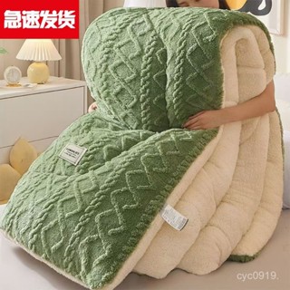 💥臺灣熱賣💥羊羔絨被子冬被加厚塔芙絨棉被雙麵絨被褥秋冬季學生宿捨保暖被芯 羽絨被 冬天棉被 羊羔絨被 法蘭絨被 雙層加
