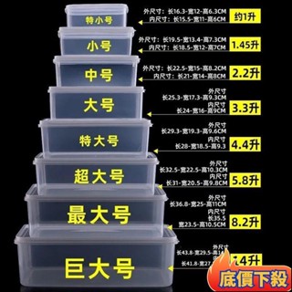 ✈️臺彎出貨💌24h熱賣✨塑膠保鮮盒長方形透明廚房儲物盒冰箱冷藏食品收納盒大小號塑料盒 更多尺寸可諮詢聊聊客服lin