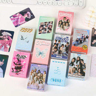 ✨✨偶像周邊 kpop韓風周邊專輯i自印小卡seventeen寫真aespa女團gidle鐳射卡片