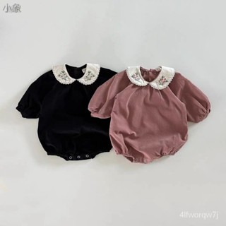 春秋款寶寶衣服 嬰兒長袖爬服 蕾絲純棉連體包屁衣 嬰兒爬服 兒童包屁衣 寶寶包屁衣 新生兒衣服 連體衣