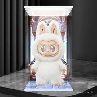 💥新品💥可開門展示盒適用泡泡瑪特ZIMOMO天使ANGEL IN CLOUDS搪膠公仔展示盒 防塵盒 公仔收納盒 JQ2