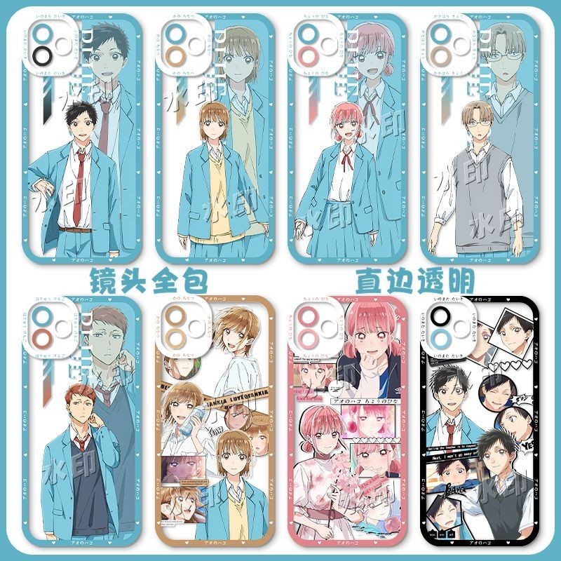 免運 青春之箱 藍箱 青之箱 動漫手機殼 豬股大喜 鹿野千夏 蝶野雛 透明手機殼 手機保護殼 手機防護殼 動漫 二次元