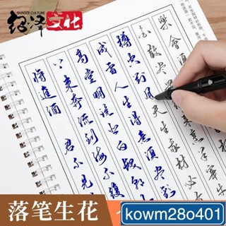 特賣🔥成人手寫體行書行草草書字帖大學生成人成年硬筆書法鋼筆練字帖本字帖繁體字帖繁體硬筆字帖草落筆生花手寫體練字帖成人