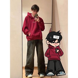 【Ashley】oversize 帽t 男女不拘帽踢歐美重磅純棉衛衣男冬季日係慵懶風秋冬款加絨加厚連帽情侶上衣男