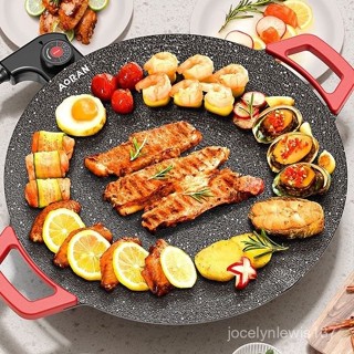 多功能電烤盤家用麥飯石韓式烤肉電燒烤爐無煙烤肉唰烤鍋烤爐宿捨