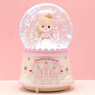聖誕音樂鈴 聖誕水晶球音樂盒 兒童節禮品生日禮物公主城堡水晶球音樂盒夢幻畢業季送閨蜜男女孩 生日禮品 音樂盒 八音盒
