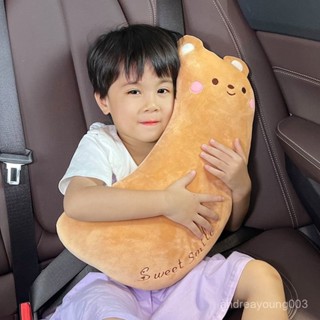 車載靠枕 車內頭枕 枕頭 腰枕 抱枕 兒童車上睡覺抱枕車載睡眠神器車內頭枕汽車用品側靠護頸睡枕防勒