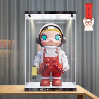 泡泡瑪特 1000%展示盒 公仔收納盒 公仔展示盒 labubu 展示盒 亞克力泡泡瑪特SPACE MOLLY 展示盒