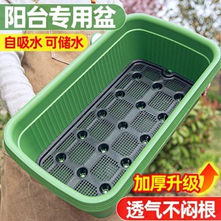 🔥桃園快速🔥 陽臺種菜盆神器家庭種菜專用箱自吸水花盆懶人自動儲水塑膠種植箱
