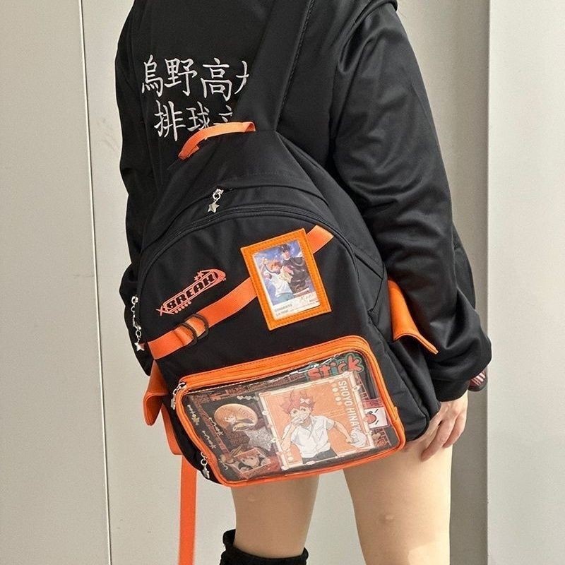 桃園出貨 排球少年 痛包後背包 後背包 雙肩包 國小書包 世影山飛雄 孤爪研磨 及川徹 日向翔陽 孤爪研磨排球少年 週邊
