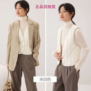 羽絨背心 🎽羽絨馬甲女v領馬甲新款羽絨內膽輕薄羽絨馬夾內外穿保暖背心女 背心外套 冬天背心 輕羽絨背心 鴨絨背心