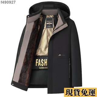 🌷臺灣限時低價🌷 男裝秋冬季加絨加厚棉衣外套男士可拆卸帽保暖棉衣服