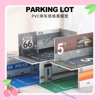 模型車場景 1:模擬停車場微縮場景模型汽車模型拼裝地下停車庫車位展示擺件模型車teresathompson843