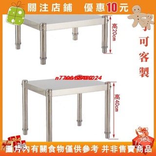 【名品屋】廚房置物架 不銹鋼加工 置物架 一層單層架 微波爐 架 廚房 收納鍋架子