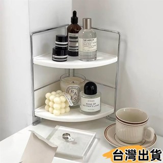 臺灣熱賣⚡特惠價🔥旅侶生活館 鐵藝轉角置物架 桌面收納架 置物架 化妝品收納架 廚房置物架子745745