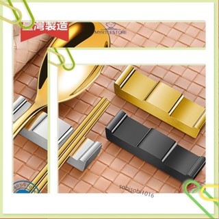 創意304不鏽鋼筷子架宮廷風兩用託酒店用筷枕餐具託墊sobisobi1016