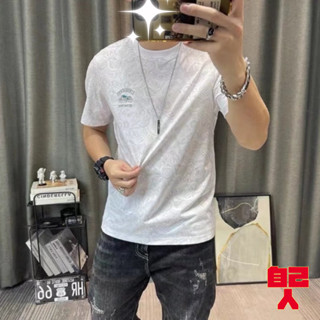 【自己人】男生衣服 男生上衣短袖 男生短袖 韓版短T 短袖上衣 男夏季潮流短袖上衣 圓領T恤男 短T ATL826