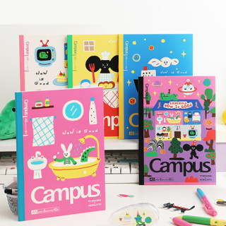 KOKUYO TYAKASHA聯名系列 Campus點線U罫筆記本(5入)-B5 墊腳石購物網