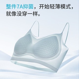 🎁下單送襪子🎁健身細帶運動無痕內衣防震聚攏固定杯定型瑜伽文胸快幹背心