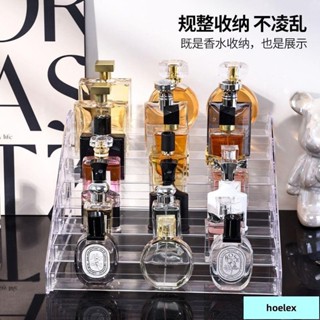 低價/清倉/「指甲油展示架」 香水 置物架 桌面 收納 盒 亞克力 展示架階梯透明多層化妝品指甲油架子
