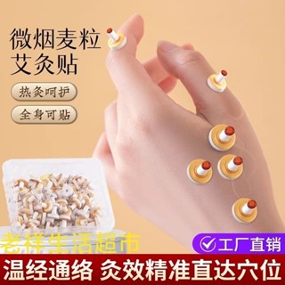 🌸臺灣出貨🌸艾灸古法手指關節隨身灸家用盒裝肚子穴位通用艾柱微無煙祛濕宮寒e0104