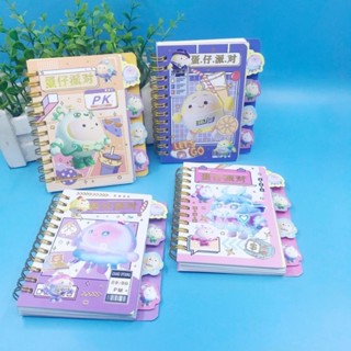 熱賣🌟☆蛋仔派對 文具 筆記本 活頁筆記本 手帳本 日記本 筆記本活頁 記事本 線圈筆記本 文具用品 本子 質感筆