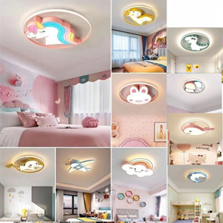 【臺灣出貨】Kitty貓吸頂燈 遙控吸頂燈 全光譜護眼燈 造型吸頂燈 兒童房吸頂燈 臥室卡通燈具客廳簡約現代新款兒童燈飾