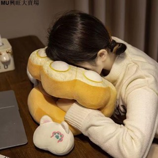 便攜枕頭 冰豆豆午睡枕辦公室午睡神器學生桌子睡覺抱枕午休趴睡枕午覺枕頭